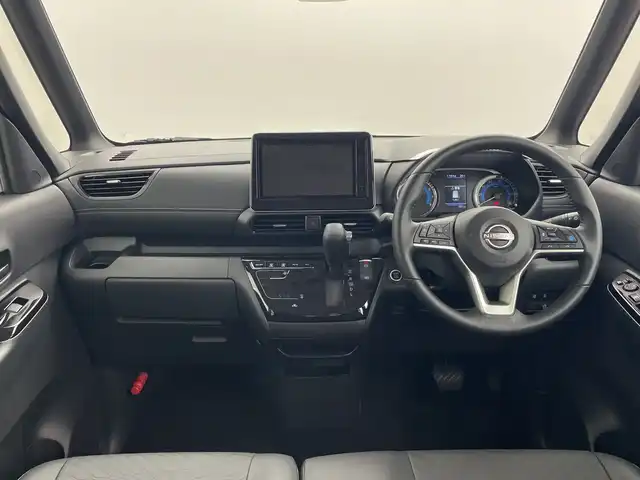 日産 ルークス HWS Gターボ アーバンクロム プロパイロットED 群馬県 2025(令7)年 0.1万km ブラック 純正９型ナビ　フルセグＴＶ　全周囲カメラ　プロパイロット　ハンズフリー両側電動スライドドア　衝突被害軽減ブレーキ　レーンアシスト　オートハイビーム　ＬＥＤヘッドライト／フォグライト　スマートキー　禁煙