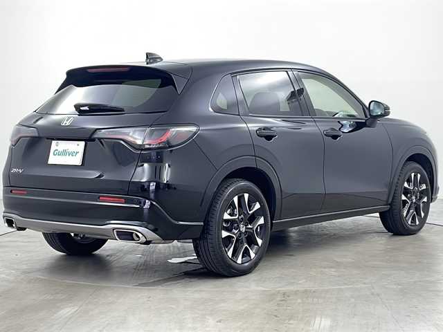ホンダ ＺＲ－Ｖ Z 道央・札幌 2024(令6)年 0.4万km クリスタルブラックパール ・4WD/・寒冷地仕様/・純正ナビ&BT&USB&フルセグTV/・BOSEプレミアムサウンド/・マルチビューカメラシステム/・バックカメラ/・ホンダセンシング/・衝突軽減ブレーキ/・誤発進抑制機能/・後方誤発進抑制機能/・近距離衝突軽減ブレーキ/・歩行者事故低減ステアリング/・路外逸脱抑制機能/・渋滞追従機能付アダプティブクルーズコントロール/・車線維持支援システム/・トラフィックジャムアシスト/・先行車発進お知らせ機能/・標識認識機能/・ブラインドスポットインフォメーション/・パーキングセンサーシステム/・全席シートヒーター/・前席パワーシート/・D席シートメモリ/・レザーシート/・ステアリングヒーター/・パドルシフト/・置くだけ充電/・純正前方ドライブレコーダー/・ビルトインETC2.0/・LEDヘッドライト/・オートライト/・オートマチックハイビーム/・スマートキー/・スペアキー/・取扱説明書