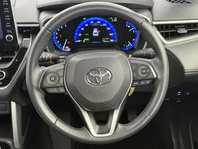 トヨタ カローラ クロス ハイブリッド Z 愛知県 2022(令4)年 5.8万km プラチナホワイトパールマイカ 純正9型DA(フルセグ、Bluetooth、AppleCarplay）/ETC/Bカメラ/ドラレコ前後/ACC/衝突軽減ブレーキ/レーンキープアシスト/オートハイビーム/LEDヘッドライト/パワーシート（D席）/パワーバックドア/シートヒーター（D+N)/ハーフレザーシート/ルーフレール/フォグライト/スマートキー/純正18インチAW/純正フロアマット/横滑り防止装置