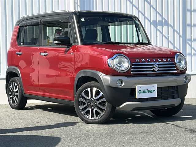 スズキ ハスラー Jスタイル Ⅱ ターボ 三重県 2017(平29)年 3.1万km フェニックスレッドパール/ブルーイッシュブラックパール 純正ナビ /バックカメラ /ビルトインETC /前席シートヒーター /ハーフレザーシート /パドルシフト /クルーズコントロール /アイドリングストップ /純正フロアマット /オートライト /電動格納ミラー /禁煙車