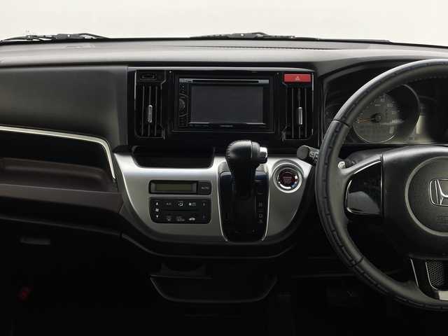 ホンダ Ｎ ＷＧＮ カスタム G ターボパッケージ 新潟県 2014(平26)年 7万km クリスタルブラックパール ターボ/4WD/スペアキー1本/オーディオディスプレイ　型式FH－780DVD/CD/DVD/ハーフレザー/キセノン/クルコン/フォグ/衝突被害軽減システム