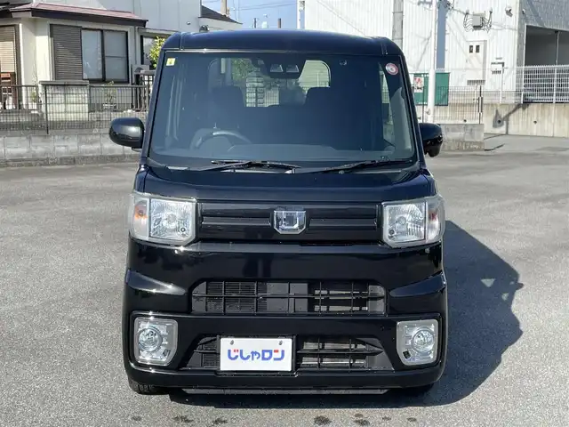 ダイハツ ウェイク L SA Ⅲ 山梨県 2018(平30)年 8.4万km ブラックマイカメタリック (株)IDOMが運営する【じしゃロン甲府店】の自社ローン専用車両になります。/こちらは現金またはオートローンご利用時の価格です。自社ローンご希望の方は別途その旨お申付け下さい/スマートアシストIII/衝突被害軽減ブレーキ/横滑り防止装置/アイドリングストップ/両側パワースライドドア/社外メモリーナビ（MDV-D305)/ワンセグTV/CD/SD/BTオーディオ/USB/バックカメラ/ステアリングリモコン/オートライト/オートマチックハイビーム/フォグランプ/新車時保証書/取扱説明書/ナビ取扱説明書