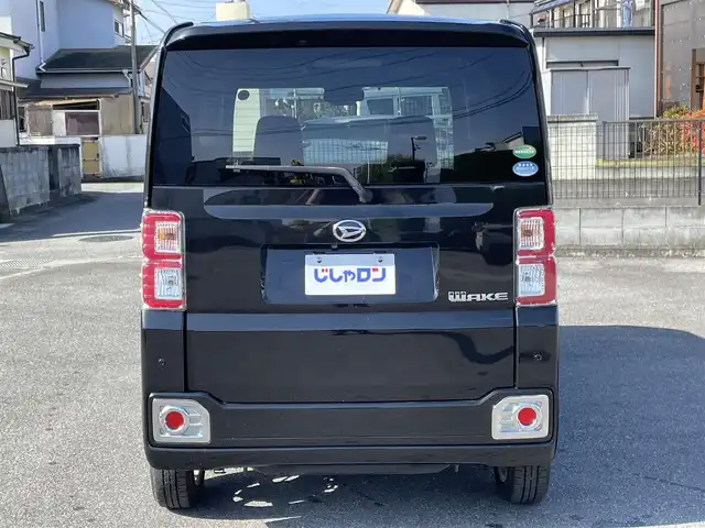 ダイハツ ウェイク L SA Ⅲ 山梨県 2018(平30)年 8.4万km ブラックマイカメタリック (株)IDOMが運営する【じしゃロン甲府店】の自社ローン専用車両になります。/こちらは現金またはオートローンご利用時の価格です。自社ローンご希望の方は別途その旨お申付け下さい/スマートアシストIII/衝突被害軽減ブレーキ/横滑り防止装置/アイドリングストップ/両側パワースライドドア/社外メモリーナビ（MDV-D305)/ワンセグTV/CD/SD/BTオーディオ/USB/バックカメラ/ステアリングリモコン/オートライト/オートマチックハイビーム/フォグランプ/新車時保証書/取扱説明書/ナビ取扱説明書