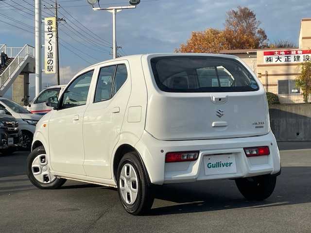 スズキ アルト L 静岡県 2018(平30)年 2.8万km スペリアホワイト ●社外ナビ/（ワンセグ/CD/AUX）/(CN-E2042)/●バックカメラ/●レーダーブレーキサポート/●前後コーナーセンサー/●アイドリングストップ/●運転席シートヒーター/●LEDヘッドライト/●純正フロアマット/●前方ドライブレコーダー/●ISOFIX/●レベライザー/●純正ホイールカバー/●ダブルSRS+ABS