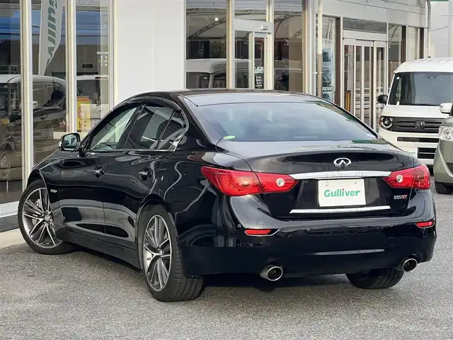 日産 スカイライン ハイブリッド 350GT typeSP クールエクスクルーシブ 山口県 2016(平28)年 4.6万km ガーネットブラック 純正メモリーナビ＆フルセグTV/＆アラウンドビューカメラ/純正フロアマット/純正ドアバイザー/純正フォグランプ/純正LEDオートライト/純正19インチアルミ/インテリジェントセーフティ/BOSEサウンドシステム/フロントパワーシート/　＆シートヒーター/ビルトインETC