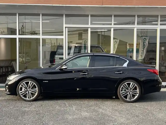 日産 スカイライン ハイブリッド 350GT typeSP クールエクスクルーシブ 山口県 2016(平28)年 4.6万km ガーネットブラック 純正メモリーナビ＆フルセグTV/＆アラウンドビューカメラ/純正フロアマット/純正ドアバイザー/純正フォグランプ/純正LEDオートライト/純正19インチアルミ/インテリジェントセーフティ/BOSEサウンドシステム/フロントパワーシート/　＆シートヒーター/ビルトインETC