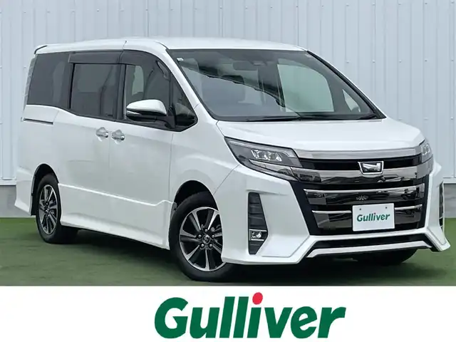 トヨタ ノア Si ダブルバイビー 香川県 2018(平30)年 6.1万km ホワイトパールクリスタルシャイン 純正９インチナビ（ＮＳＺＴ－Ｙ６６Ｔ）/バックカメラ/フルセグＴＶ/両側パワースライドドア/トヨタセーフティセンス/クルーズコントロール/ハーフレザー/ＬＥＤオートライト/ビルトインＥＴＣ/純正アルミ