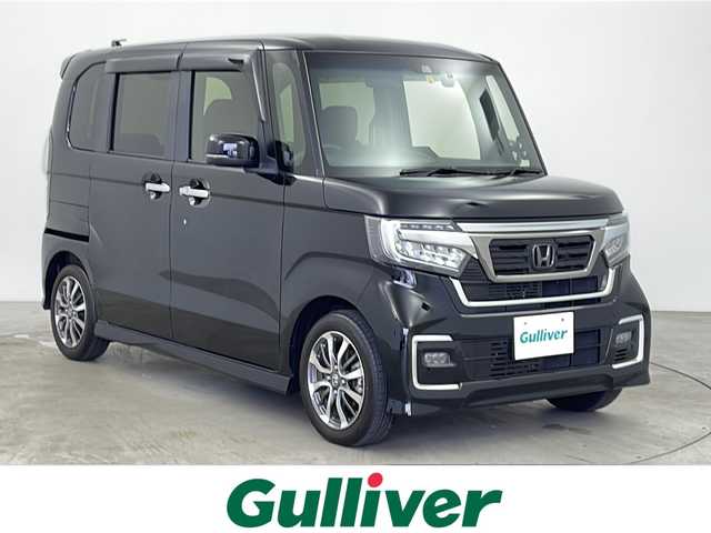 ホンダ Ｎ ＢＯＸ カスタム L 鹿児島県 2022(令4)年 2.8万km クリスタルブラックパール ホンダセンシング/純正9型プレミアムインターナビ/Bluetooth DVD再生可/フルセグTV/バックカメラ/片側電動スライドドア/純正前方ドライブレコーダー/ETC/レーダークルーズコントロール/前席シートヒーター/LEDヘッドライト/フォグライト /オートライトコントロール/後席ロールサンシェード /ステアリングスイッチ/レーンキープアシスト /純正14インチアルミホール/スマートキー/エンジンプッシュスタート/純正フロアマット/保証書