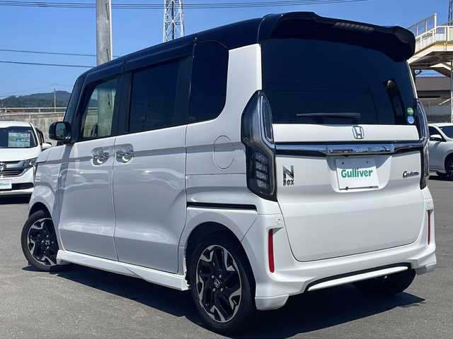 ホンダ Ｎ ＢＯＸ カスタム G L ターボ ホンダセンシング 山口県 2020(令2)年 5.8万km プラチナホワイトパール ホンダセンシング　/両側パワースライドドア　/純正８型ナビ　/バックカメラ　/ハーフレザーシート　/シートヒーター　/ＬＥＤヘッドライト/オートライト　/クルーズコントロール/純正フロアマット　/Ｗ＋サイドエアバッグ/カーテンエアバック/コーナーセンサー/プッシュスタート/フルセグテレビ/ドアバイザー/ドライブレコーダー　/ＥＴＣ