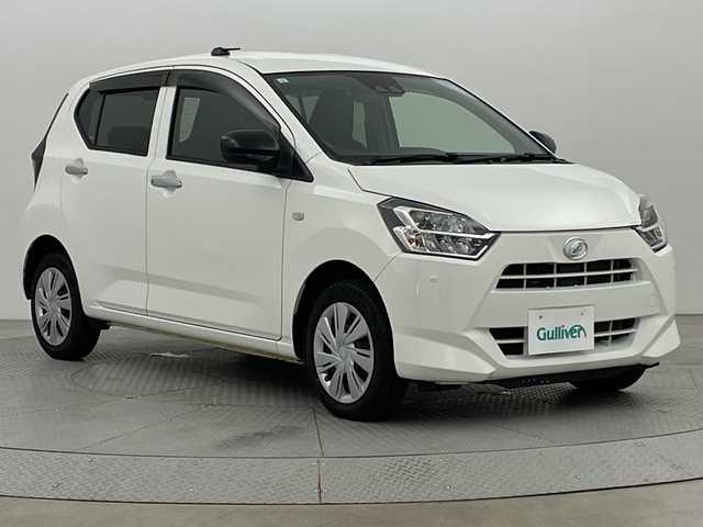 ダイハツ ミラ イース X SAⅢ 新潟県 2019(令1)年 5.1万km ホワイト ４WD/スマートアシストIII/社外オーディオ/　　FM/AM/USB/AUX/LEDヘッドライト/オートマチックハイビーム/ヘッドライトレベライザー/アイドリングストップ/スチールホイール付スタッドレスタイヤ車載/　　155/65/R14/6ミリ/電動格納ミラー/ドアバイザー/フロアマット/リモコンキー/ETC