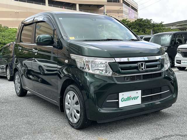 ホンダ Ｎ ＷＧＮ G SSパッケージ 沖縄県 2017(平29)年 4.5万km ブリティッシュグリーンP 純正ＳＤナビ/（ＡＭ／ＦＭ／ＣＤ／ＤＶＤ／ＢＴ）　/フルセグＴＶ　/バックモニター　/衝突軽減システム　/オートライト　/ＥＴＣ　/スマートキー　/プッシュスタート　/ＬＥＤヘッドライト　/純正フロアマット