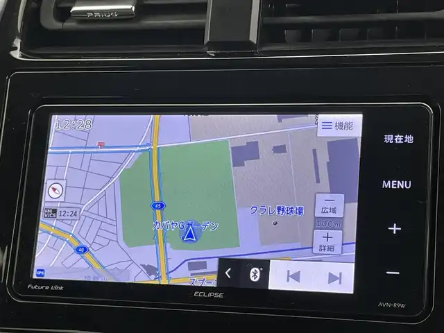 トヨタ プリウス S ツーリングセレクション 岡山県 2019(平31)年 4.8万km アティチュードブラックマイカ 社外7インチSDナビ/（CD/DVD/フルセグ/BT)/衝突軽減ブレーキ/レーダークルーズコントロール/ビルトインETC/D/N席シートヒーター/LEDヘッドライト/バックカメラ/コーナーセンサー/オートハイビーム/プッシュスタート/スマートキー/スペアキー/アイドリングストップ/ミュージックサーバー/純正フロアマット/純正17インチアルミホイール