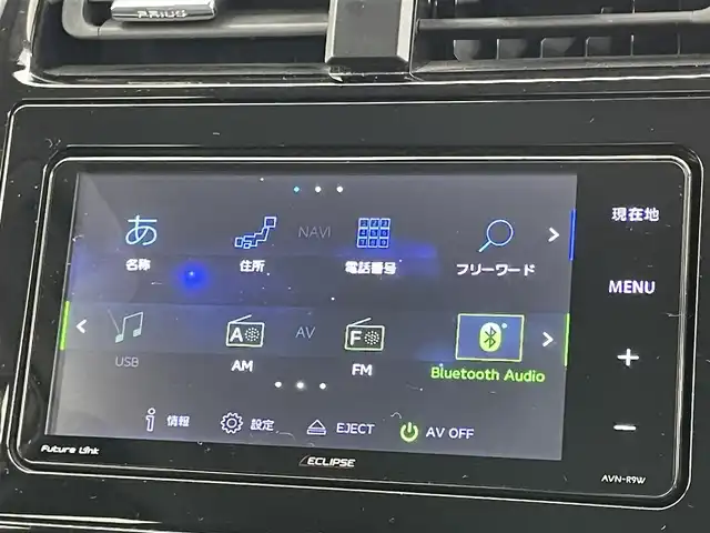トヨタ プリウス S ツーリングセレクション 岡山県 2019(平31)年 4.8万km アティチュードブラックマイカ 社外7インチSDナビ/（CD/DVD/フルセグ/BT)/衝突軽減ブレーキ/レーダークルーズコントロール/ビルトインETC/D/N席シートヒーター/LEDヘッドライト/バックカメラ/コーナーセンサー/オートハイビーム/プッシュスタート/スマートキー/スペアキー/アイドリングストップ/ミュージックサーバー/純正フロアマット/純正17インチアルミホイール