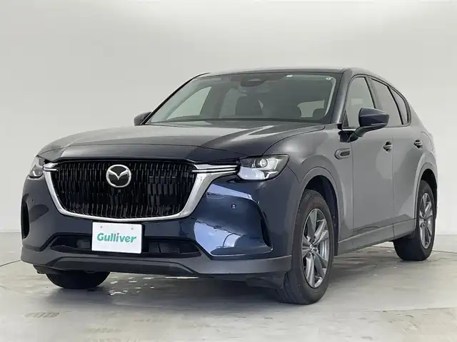 マツダ ＣＸ－６０ XD Sパッケージ 群馬県 2023(令5)年 0.9万km ディープクリスタルブルーマイカ セーフティクルーズパッケージ/・クルージング＆トラフィック・サポート＋スマート・ブレーキ・サポート［右直事故回避アシスト機能］＋スマート・ブレーキ・サポート［交差点事故回避アシスト機能］/シースルービューパッケージ/・３６０°ビュー・モニター（シースルービュー）＋ワイヤレス接続機能　Ａｐｐｌｅ　ＣａｒＰｌａｙ対応＋ＩＲカットガラス（フロントガラス／フロントドア）＋スーパーＵＶカットガラス（フロントドア）＋１２．３インチセンターディスプレイ＋ワイヤレス充電（Ｑｉ）/＝＝＝＝＝/USB/Bluetooth/HDMI/フルセグTV/パワーシート /ポジションメモリー/シートヒーター /前後ドラレコ/ETC/アダプティブクルーズコントロール/スマートキー /プッシュスタート/LEDヘッドライト/オートライト /オートマチックハイビーム/ブラインドスポットモニター/パドルシフト/トノカバー/純正18インチAW