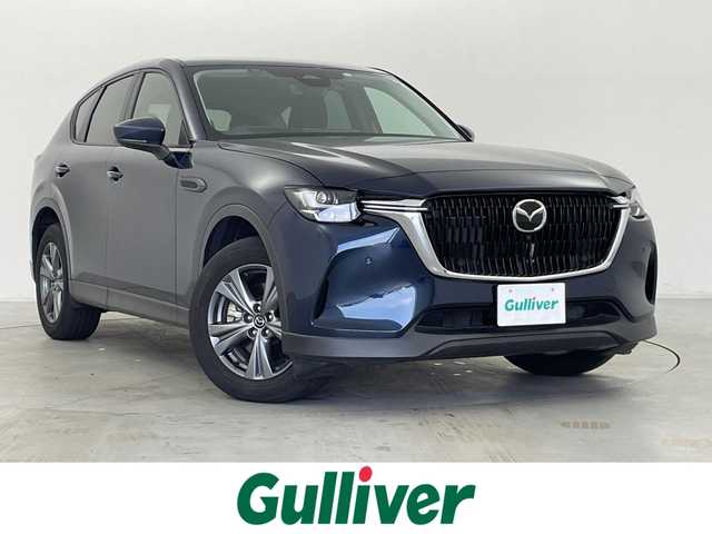 マツダ ＣＸ－６０ XD Sパッケージ 群馬県 2023(令5)年 0.9万km ディープクリスタルブルーマイカ セーフティクルーズパッケージ/・クルージング＆トラフィック・サポート＋スマート・ブレーキ・サポート［右直事故回避アシスト機能］＋スマート・ブレーキ・サポート［交差点事故回避アシスト機能］/シースルービューパッケージ/・３６０°ビュー・モニター（シースルービュー）＋ワイヤレス接続機能　Ａｐｐｌｅ　ＣａｒＰｌａｙ対応＋ＩＲカットガラス（フロントガラス／フロントドア）＋スーパーＵＶカットガラス（フロントドア）＋１２．３インチセンターディスプレイ＋ワイヤレス充電（Ｑｉ）/＝＝＝＝＝/USB/Bluetooth/HDMI/フルセグTV/パワーシート /ポジションメモリー/シートヒーター /前後ドラレコ/ETC/アダプティブクルーズコントロール/スマートキー /プッシュスタート/LEDヘッドライト/オートライト /オートマチックハイビーム/ブラインドスポットモニター/パドルシフト/トノカバー/純正18インチAW