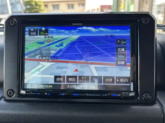 スズキ ジムニー XC 大分県 2022(令4)年 0.3万km ブルーイッシュブラックパール3 商品登録時：2738キロ/純正ナビ（SKX-S809）/【フルセグTV/Bluetooth/DVD/CD/SD】/ETC/バックカメラ/クルーズコントロール/車線逸脱警報機能/誤発進抑制機能/デュアルセンサーブレーキサポート/ふらつき警報機能/シートヒーター（D/N席）/LEDヘッドライト/アイドリングストップ/電動格納ウィンカーミラー/プッシュスタート/革巻ステアリング/ステアリングスイッチ/シガーソケット/オートマチックハイビーム/フォグランプ/純正フロアマット/保証書/取説