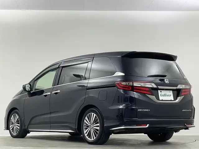 ホンダ オデッセイ アブソルート ホンダセンシング 埼玉県 2019(令1)年 6.2万km プレミアムヴィーナスブラックP 禁煙　純正９型ナビ　Ｂカメラ　９型後席モニター　両側電動　ＥＴＣ　オットマン　Ｂｌｕｅｔｏｏｔｈ　ＴＶ　前後ドライブレコーダー　レーダークルーズコントロール　レーンキープアシスト　衝突軽減システム
