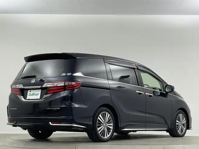 ホンダ オデッセイ アブソルート ホンダセンシング 埼玉県 2019(令1)年 6.2万km プレミアムヴィーナスブラックP 禁煙　純正９型ナビ　Ｂカメラ　９型後席モニター　両側電動　ＥＴＣ　オットマン　Ｂｌｕｅｔｏｏｔｈ　ＴＶ　前後ドライブレコーダー　レーダークルーズコントロール　レーンキープアシスト　衝突軽減システム