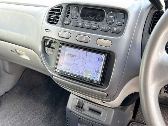 三菱 デリカ スペースギア エクシード 静岡県 2000(平12)年 17.1万km ソフィアホワイト 社外ナビ/AM/FM/TV/BT/ワンセグ/サンルーフ/A/TMODE/AUTOSTEP/ETC/片側スライド/純正フロアマット/センターデフロック/純正15インチアルミ