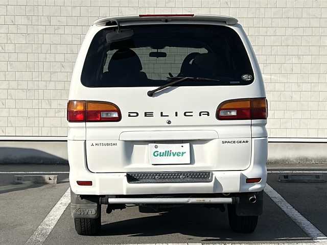 三菱 デリカ スペースギア エクシード 静岡県 2000(平12)年 17.1万km ソフィアホワイト 社外ナビ/AM/FM/TV/BT/ワンセグ/サンルーフ/A/TMODE/AUTOSTEP/ETC/片側スライド/純正フロアマット/センターデフロック/純正15インチアルミ