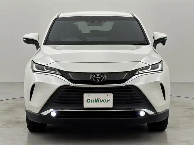 トヨタ ハリアー G 福岡県 2020(令2)年 7.2万km ホワイトパールクリスタルシャイン 純正８型ナビ／フルセグＴＶ　/バックカメラ　/ドラレコ機能デジタルインナーミラー　/ビルトインＥＴＣ　/トヨタセーフティセンス　/レーダークルーズコントロール　/コーナーセンサー　/衝突被害軽減ブレーキ　/レーンキープ　/アクセル踏み間違い防止　/パワーバックドア　/ハーフレザーシート　/LEDヘッドライト　/純正１８インチアルミホイール