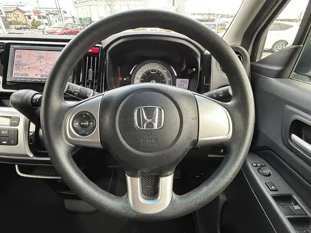 ホンダ Ｎ ＷＧＮ G Lパッケージ 福島県 2016(平28)年 7万km プレミアムホワイトパールⅡ 4WD/純正エンジンスターター/純正ナビ（VXM-164CSi）/「CD/FM/AM/ワンセグ/SD/USB/Bluetooth」/バックカメラ/前席シートヒーター/ビルトインETC/ステアリングリモコン/ドアバイザー/プッシュスタート/スマートキー