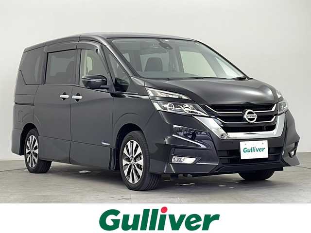 日産 セレナ ハイウェイスター Vセレクション 千葉県 2018(平30)年 8.1万km ダイヤモンドブラック セーフティパックB/・プロパイロット/・車線逸脱防止支援/・アラウンドビューモニター/・踏み間違い防止アシスト/・ふらつき警報/純正メモリーナビ/・Bluetooth接続/・CD/DVD再生/・ワンセグTV/純正フリップダウンモニター/バックカメラ 全方位カメラ/両側パワースライドドア/デジタルインナーミラー/スマートキー/LEDヘッドライト/ETC