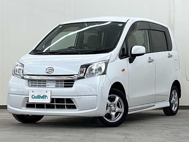 ダイハツ ムーヴ L 道央・札幌 2013(平25)年 9.5万km パールホワイトⅢ /4WD//メモリナビ//ワンセグテレビ//アイドリングストップ//ドアバイザー