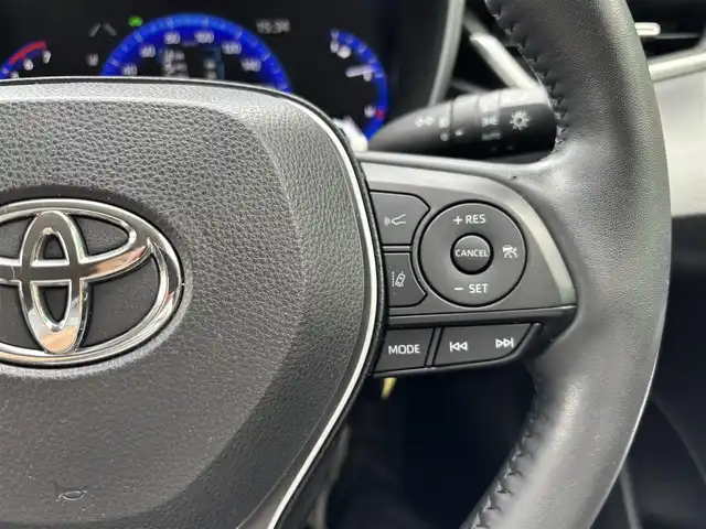 トヨタ カローラツーリング ハイブリッド S 千葉県 2021(令3)年 5.2万km ダークブルーマイカM 純正9インチディスプレイオーディオ/レーダークルーズコントロール/ブラインドスポットモニター/バックカメラ/ETC2.0/前席シートヒーター/ステアリングヒーター/前ドライブレコーダー/LEDヘッドライト/プリクラッシュセーフティ