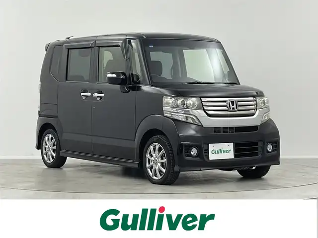 ホンダ Ｎ ＢＯＸ カスタム G SSパッケージ 埼玉県 2015(平27)年 9.1万km プレミアムゴールドパープルパール 純正サマータイヤ４本純正ナビ　バックカメラ　Ｂｌｕｅｔｏｏｔｈ　ＴＶ　ＣＤ／ＤＶＤ　両側パワースライドドア　ビルトインＥＴＣ　純正フロアマット　衝突被害軽減システム　スペアキー　スマートキー　オートライト　禁煙車