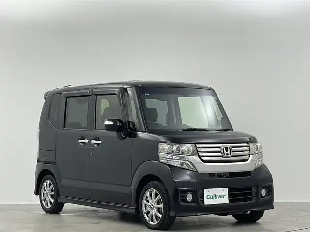 ホンダ Ｎ ＢＯＸ カスタム G SSパッケージ 埼玉県 2015(平27)年 9.1万km プレミアムゴールドパープルパール 純正サマータイヤ４本純正ナビ　バックカメラ　Ｂｌｕｅｔｏｏｔｈ　ＴＶ　ＣＤ／ＤＶＤ　両側パワースライドドア　ビルトインＥＴＣ　純正フロアマット　衝突被害軽減システム　スペアキー　スマートキー　オートライト　禁煙車