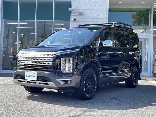 三菱 デリカＤ：５ P 鳥取県 2021(令3)年 1.8万km エメラルドブラックパール/アイガーグレーメタリック 4WD/衝突軽減ブレーキ/ALPINE11型ナビ【EX11NX】/・フルセグ/CD/DVD/Bluetooth/USB/HDMI/全方位モニター/両側電動スライドドア/パワーバックドア/スマートキー/プッシュスタート/レーダークルーズ/ETC2.0/前後ドライブレコーダー/D席パワーシート/前席シートヒーター/AUTOステップ/ハンドルヒーター/ルーフキャリア/リアラダー/JAOSマットフラップ/社外16ホイール/TOYOホワイトレタータイヤ/ブラインドスポットモニター/LEDライト/LEDフォグ/オートライト/W&サイドエアバック/カーテンエアバック