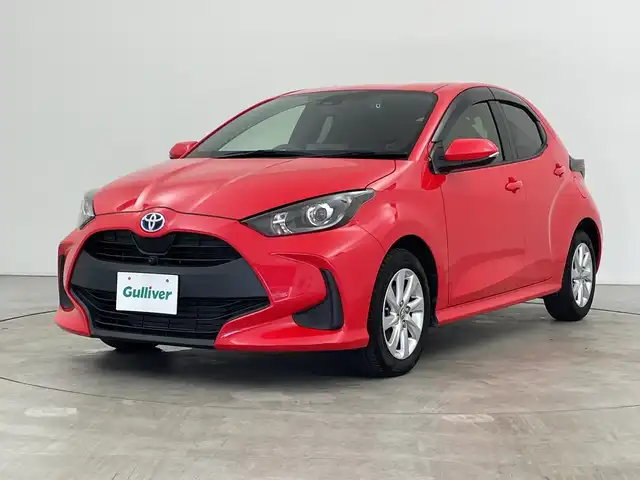 トヨタ ヤリス ハイブリッド G 三重県 2020(令2)年 5.7万km コーラルクリスタルシャイン /禁煙車　//純正９型ディスプレイオーディオ　//パノラミックビューモニター　//フルセグＴＶ　//レーダークルーズコントロール　//ＥＴＣ　//前後ドライブレコーダー　//オートハイビーム　//純正１５インチアルミ//ステアリングリモコン//スマートキー//電動格納ミラー