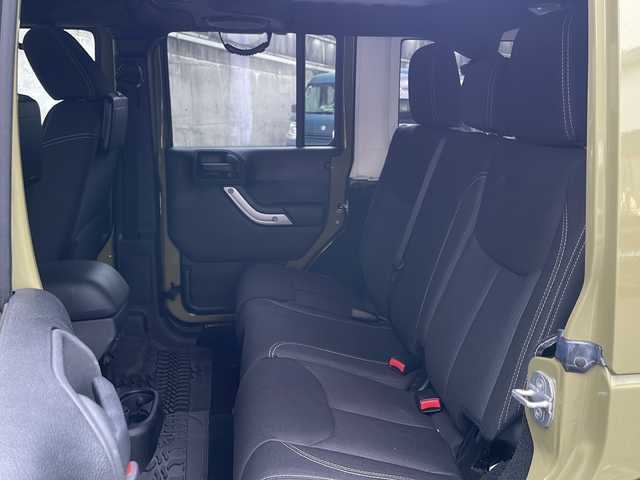 クライスラー・ジープ ジープ ラングラー アンリミテッド サハラ 愛知県 2012(平24)年 7.6万km 緑 ワンオーナー/キーレス/純正CDオーディオ/サイドカメラ/クルーズコントロール/ダウンヒルアシスト/サイドステップ/JEPPESEN（ジェップセン）MJCR#216　17インチホール/ステアリングスイッチ/ハロゲンヘッドライト/フォグランプ/ETC/オートライト/純正ラバーマット/点検整備記録簿（ディーラーH27・29）/（その他R1・R3・R5)