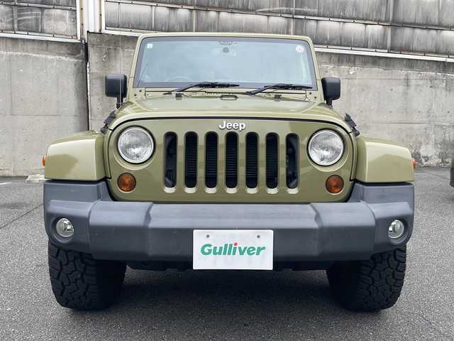 クライスラー・ジープ ジープ ラングラー アンリミテッド サハラ 愛知県 2012(平24)年 7.6万km 緑 ワンオーナー/キーレス/純正CDオーディオ/サイドカメラ/クルーズコントロール/ダウンヒルアシスト/サイドステップ/JEPPESEN（ジェップセン）MJCR#216　17インチホール/ステアリングスイッチ/ハロゲンヘッドライト/フォグランプ/ETC/オートライト/純正ラバーマット/点検整備記録簿（ディーラーH27・29）/（その他R1・R3・R5)