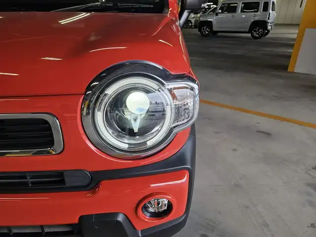 スズキ ハスラー HYBRID X 福岡県 2021(令3)年 9.4万km バーミリオンオレンジ/ガンメタリック2トーン 純正MOP9型ナビ/フルセグTV/全方位モニター/ビルトインETC/ドライブレコーダー/セーフティサポート/・衝突被害軽減ブレーキ/・車線逸脱警報/・前後誤発進抑制/・先行車発進お知らせ機能/・ハイビームアシスト/LEDヘッドランプ/革巻きステアリング/ステアリングカバー付/前席シートヒーター/純正15インチアルミホイール/スマートキー/プッシュエンジンスタート/禁煙車
