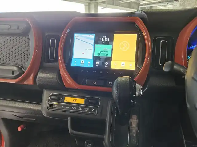 スズキ ハスラー HYBRID X 福岡県 2021(令3)年 9.4万km バーミリオンオレンジ/ガンメタリック2トーン 純正MOP9型ナビ/フルセグTV/全方位モニター/ビルトインETC/ドライブレコーダー/セーフティサポート/・衝突被害軽減ブレーキ/・車線逸脱警報/・前後誤発進抑制/・先行車発進お知らせ機能/・ハイビームアシスト/LEDヘッドランプ/革巻きステアリング/ステアリングカバー付/前席シートヒーター/純正15インチアルミホイール/スマートキー/プッシュエンジンスタート/禁煙車