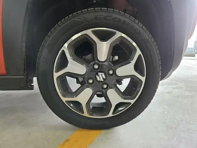 スズキ ハスラー HYBRID X 福岡県 2021(令3)年 9.4万km バーミリオンオレンジ/ガンメタリック2トーン 純正MOP9型ナビ/フルセグTV/全方位モニター/ビルトインETC/ドライブレコーダー/セーフティサポート/・衝突被害軽減ブレーキ/・車線逸脱警報/・前後誤発進抑制/・先行車発進お知らせ機能/・ハイビームアシスト/LEDヘッドランプ/革巻きステアリング/ステアリングカバー付/前席シートヒーター/純正15インチアルミホイール/スマートキー/プッシュエンジンスタート/禁煙車