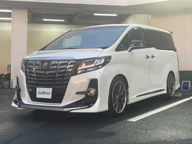 トヨタ アルファード S Aパッケージ タイプブラック 京都府 2017(平29)年 3.9万km ラグジュアリーホワイトパールクリスタルシャインガラスフレーク サンルーフ　モデリスタエアロ　純正メーカーナビ　パノラミックビューモニター　プリクラッシュセーフティ　レーダークルーズ　社外２０インチアルミ　モデリスタマフラー　電動リアゲート　ＬＥＤヘッドライト　社外前後ドラレコ　TRDボンネットスポイラー　ピラーガーニッシュ　シルクブレイズコーナーダクト　リアウイング　ビルトインETC　寒冷地仕様