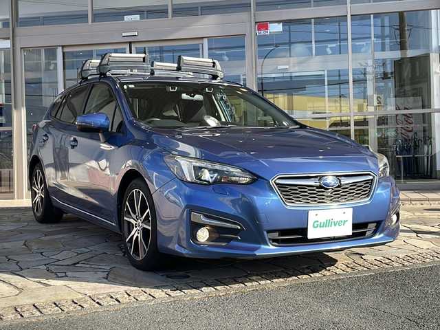 スバル インプレッサ スポーツ 2．0i－Lアイサイト 静岡県 2017(平29)年 8.2万km クォーツブルーP 社外メモリナビ/・CD/・DVD/・フルセグＴＶ/・Bluetooth/・USB/・AM/・FM/主要装備/・ルーフキャリア/・衝突軽減/・レーンキープ/・追従クルコン/・バックカメラ/・ETC/・ドラレコ前/・パドルシフト/・ステリモ/・オートライト/・フォグランプ　/・ダウンヒルアシスト/・社外フロアマット/・純正アルミホイール