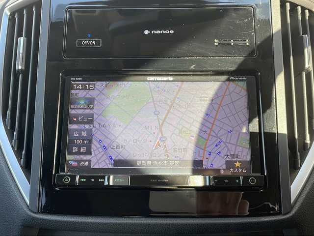 スバル インプレッサ スポーツ 2．0i－Lアイサイト 静岡県 2017(平29)年 8.2万km クォーツブルーP 社外メモリナビ/・CD/・DVD/・フルセグＴＶ/・Bluetooth/・USB/・AM/・FM/主要装備/・ルーフキャリア/・衝突軽減/・レーンキープ/・追従クルコン/・バックカメラ/・ETC/・ドラレコ前/・パドルシフト/・ステリモ/・オートライト/・フォグランプ　/・ダウンヒルアシスト/・社外フロアマット/・純正アルミホイール