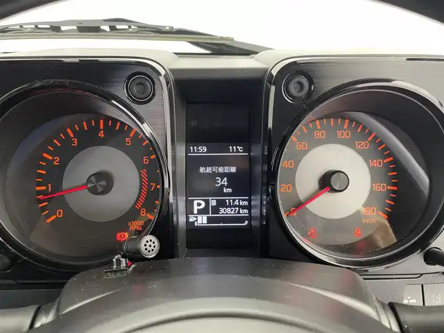 スズキ ジムニー シエラ JC 富山県 2019(平31)年 3.1万km ブルーイッシュブラックパール3 純正ナビ（CD　DVD　BT　MSV(SD））/フルセグTV（走行中可）/バックカメラ/ETC/前席シートヒーター/ヘッドライトウォッシャー/衝突軽減ブレーキ/レーンキープ/オートライト/LEDヘッドライト/フォグ/クルーズコントロール/スマートキー/プッシュスタート/純正15インチAW/純正マット・バイザー