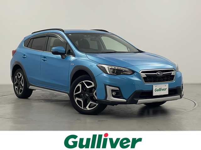 スバル ＸＶ ハイブリッド アドバンス 群馬県 2018(平30)年 5万km ラグーンブルーP 社外７型ナビ　バックカメラ　アダプティブクルーズコントロール　ハーフレザーシート　前席パワーシート　アイサイトバージョン３　ＥＴＣ　ドラレコ　ＬＥＤヘッドランプ　オートライト　純正アルミホイール　禁煙