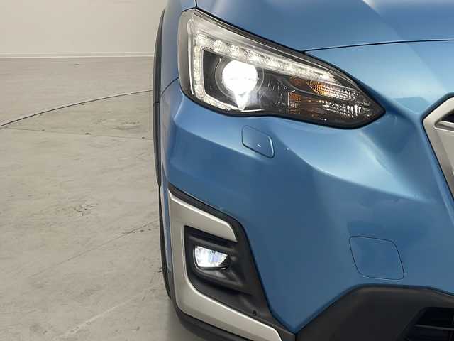 スバル ＸＶ ハイブリッド アドバンス 群馬県 2018(平30)年 5万km ラグーンブルーP 社外７型ナビ　バックカメラ　アダプティブクルーズコントロール　ハーフレザーシート　前席パワーシート　アイサイトバージョン３　ＥＴＣ　ドラレコ　ＬＥＤヘッドランプ　オートライト　純正アルミホイール　禁煙