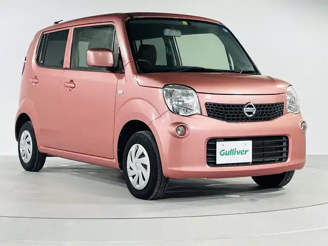 日産 モコ S 福岡県 2015(平27)年 4.8万km モコピーチ ・社外ナビ(SD.CD.AM.FM)/・ワンセグテレビ/・ETC/・電格ミラー/・アイドリングストップ/・スマートキー/・プッシュスタート/・フロアマット/・スペアキー