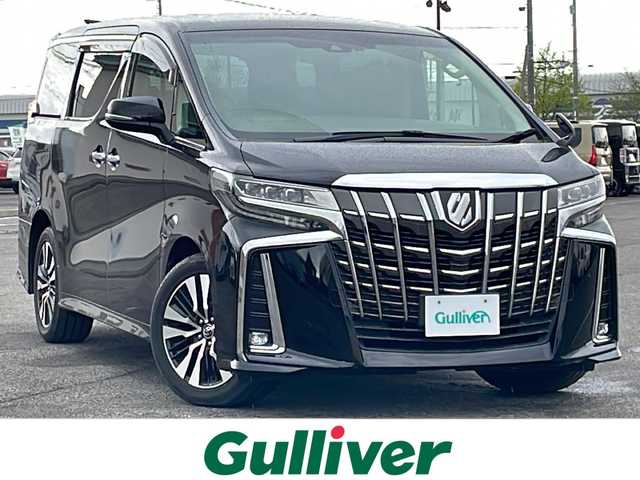 トヨタ アルファード S Cパッケージ 道央・札幌 2019(平31)年 8万km ブラック ４WD/社外メモリーナビ/CD/DVD/BT/フルセグ/社外フリップダウンモニター/トヨタセーフティセンス/プリクラッシュセーフティ/横滑り防止装置/レーダークルーズコントロール/レーンキープアシスト/クリアランスソナー/ブラインドスポットモニター/パーキングサポートブレーキ/ロードサインアシスト/バックカメラ/ビルトインETC/アイドリングストップ/ECOMODE/デジタルインナーミラー/両側パワースライドドア/パワーバックドア/前席/２列目パワーシート/前席シートヒーター/前席エアシート/D席メモリーシート/N席/２列目オットマン/レザーシート/革巻きウッドコンビステアリング/ステアリングリモコン/AC100V/電動パーキング/ブレーキホールド/MTモード付AT/nanoe/プッシュスタート/スマートキー/LEDヘッドライト/オートライト/オートハイビーム/フォグランプ/電動格納ミラー/ウィンカーミラー/純正フロアマット/ドアバイザー/スペアキー