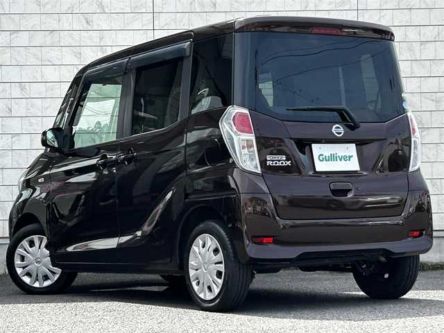 日産 デイズ ルークス X 大分県 2017(平29)年 6.9万km モカブラウンP ワンオーナー/純正SDナビ（MM316D-W）/Bluetooth/フルセグ/CD/DVD/アラウンドビューモニター/インテリジェントエマージェンシーブレーキ/パワースライドドア（片側）/純正フロアマット/ベンチシート/ナノイー搭載/電動格納式ミラー/助手席シートバックテーブル（買い物フック付）/アイドリングストップ/スマートキー/プッシュスタート/ETC/USB入力端子/取扱説明書
