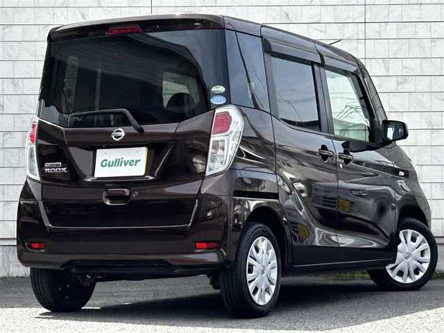 日産 デイズ ルークス X 大分県 2017(平29)年 6.9万km モカブラウンP ワンオーナー/純正SDナビ（MM316D-W）/Bluetooth/フルセグ/CD/DVD/アラウンドビューモニター/インテリジェントエマージェンシーブレーキ/パワースライドドア（片側）/純正フロアマット/ベンチシート/ナノイー搭載/電動格納式ミラー/助手席シートバックテーブル（買い物フック付）/アイドリングストップ/スマートキー/プッシュスタート/ETC/USB入力端子/取扱説明書