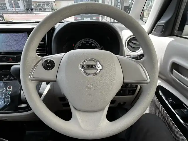 日産 デイズ ルークス X 大分県 2017(平29)年 6.9万km モカブラウンP ワンオーナー/純正SDナビ（MM316D-W）/Bluetooth/フルセグ/CD/DVD/アラウンドビューモニター/インテリジェントエマージェンシーブレーキ/パワースライドドア（片側）/純正フロアマット/ベンチシート/ナノイー搭載/電動格納式ミラー/助手席シートバックテーブル（買い物フック付）/アイドリングストップ/スマートキー/プッシュスタート/ETC/USB入力端子/取扱説明書