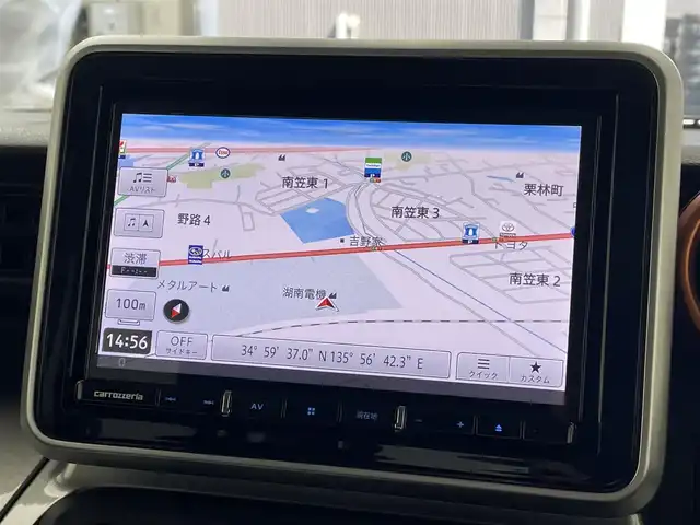 スズキ スペーシア ギア HYBRID XZ 滋賀県 2020(令2)年 6万km オフブルーメタリック/ガンメタリック2トーンルーフ 社外ナビ/CD/DVD/Bluetooth/全方位モニター/ヘッドアップディスプレイ/両側パワースライドドア/セーフティサポート/・デュアアルセンサーブレーキサポート/・車線逸脱警報機能/・先行車発進お知らせ機能/・後退時ブレーキサポート/・リアパーキングセンサー/・誤発進抑制機能/・ふらつき警報機能/・ハイビームアシスト/・後方誤発進抑制機能/D/N席シートヒーター /ETC/LEDヘッドライト/オートライト/フォグランプ/ステアリングスイッチ/プッシュスタート /スマートキー/スペアキー